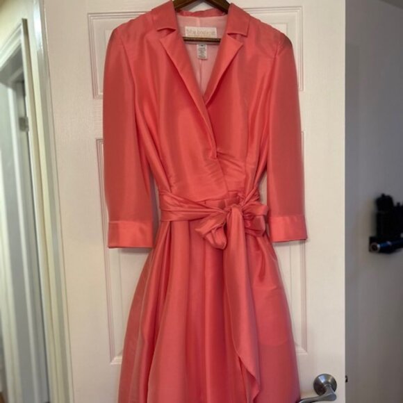 Biba Boutique peach evening dress in size 10. Never worn - Picture 1 of 8